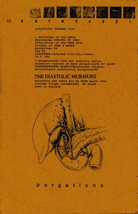 Diastolic Murmers - Purgations Flushed 1X10