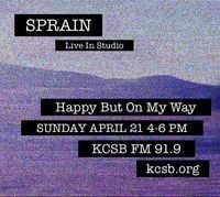 Sprain - 2019-04-21 KCSB 91.9, Santa Barbara
