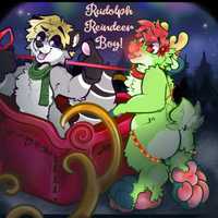 Alottadogs - RUDOLPH REINDEER BOY