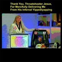 Apator - Thank You, Throatshooter Jesus, For Mercifully Delivering Me From His Infernal Yippediyapping