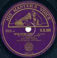 [unknown artist] - Totalisator Game / Football Pool Game