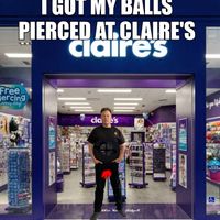Huckleberry Dog - I GOT MY BALLS PIERCED AT CLAIRE'S