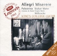 Choir of King's College London - Allegri: Miserere / Palestrina: Stabat Mater