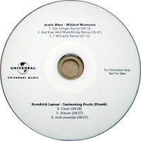 Kendrick Lamar - Wildest Moments / Swimming Pools (Drank)