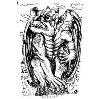 headfirst into the forest - gargoyle