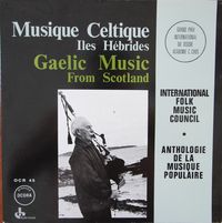 Various Artists - Musique Celtique Iles H&eacute;brides - Gaelic Music From Scotland