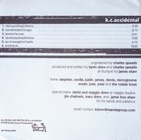 K.C. Accidental - Captured Anthems For An Empty Bathtub