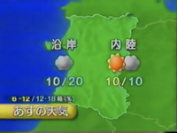 気象庁の予報 - 長いなくなっている日