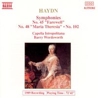Capella Istropolitana - Haydn: Symphonies, Vol. 4 (Nos. 45, 48, 102)