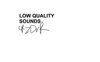 CR - Low Quality Sounds