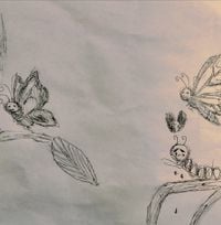 The Bleak River of Purple Water - Lonely Caterpillars Dream of Flight