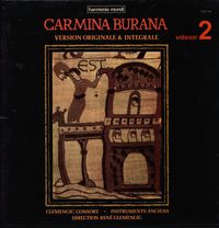 Clemencic Consort, Ren&eacute; Clemencic - Carmina Burana. Version Originale & Integrale. Volume 2