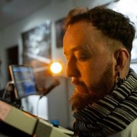 Tim Palm - I played ambient music live at an art show
