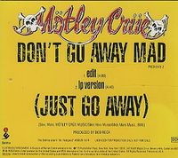 M&ouml;tley Cr&uuml;e - Don't Go Away Mad (Just Go Away)