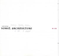 Tobias Hazan - Vowel Architecture