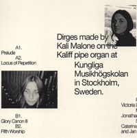 Kali Malone - Organ Dirges 2016-2017