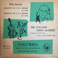 Juilliard String Quartet - Quartet No. 1 in A minor, Op. 7 (1907); Quartet No. 2 in A minor, Op. 17 (1917)
