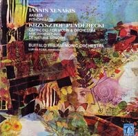 Buffalo Philharmonic Orchestra / Lukas Foss / Paul Zukofsky - Akrata; Pithoprakta / Capriccio for Violin & Orchestra; De natura sonoris