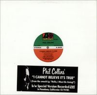 Phil Collins - I Cannot Believe It's True