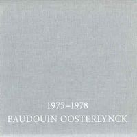 Baudouin Oosterlynck - 1975-1978