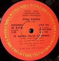 Soda Stereo - Te Hacen Falta Vitaminas