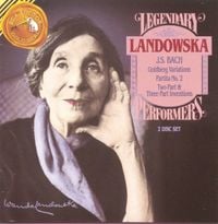 Wanda Landowska - Goldberg Variations, Partita No. 2, Two-Part & Three-Part Inventions