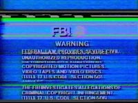 F. B. I. ││ W A R N I N G - B L U E
