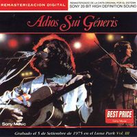 Sui Generis - Adi&oacute;s Sui G&eacute;neris III