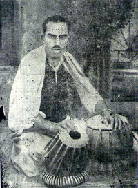 Anokhelal Mishra - Tabla Solo in Teental in Balaram Pathak's House on 11.9.1957