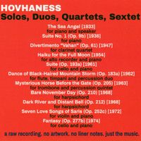 Alan Hovhaness - Solos, Duos, Quartets, Sextet
