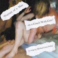 Michael Cera Palin - Portrait of a Man on a Couch With Cats