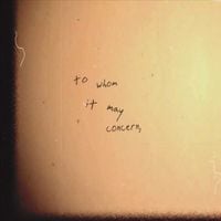 Oscar Lang - To Whom It May Concern