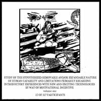 Various Artists - STUDY OF THE HYPOTHESIZED REMOVABLE AND​/​OR EXPANDABLE NATURE OF HUMAN CAPABILITY AND LIMITATIONS PRIMARILY REGARDING INTRODUCTORY EXPERIENCES WI