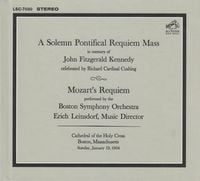 Boston Symphony Orchestra / Erich Leinsdorf - Mozart's Requiem