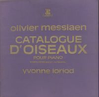 Yvonne Loriod - Catalogue d'oiseaux