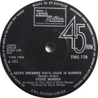 Stevie Wonder - Never Dreamed You'd Leave in Summer