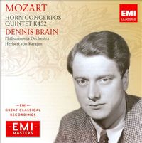 Philharmonia Orchestra, Herbert von Karajan & Dennis Brain - Mozart: Horn Concertos; Quintet, K 452