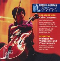 The USSR Radio & TV Symphony Orchestra / Moscow State Philharmony / Gnessin Chamber Orchestra / Kyrill Kondrashin / Dmitry Kitajenko / Yuri Nikolaevsky / Natalia Gutman - Cello Concertos / Dialogue for Violoncello and 7 Instruments