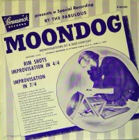 Moondog - Improvisations at a Jazz Concert