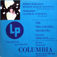Eugene Ormandy & The Philadelphia Orchestra - Russian Easter Overture Op. 36 (La grande p&acirc;que russe) / Classical Symphony in D major, Op. 25