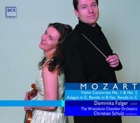 Wratislavia Chamber Orchestra / Christian Schulz / Dominika Falger - Violin Concertos No. 1 & No. 2; Adagio in E, Rondo in B flat, Rondo in C