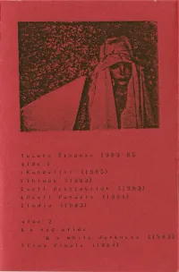 Yuzuru Syogase - 1983-85
