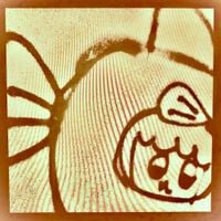 Asian Glow - lines between the doorframe