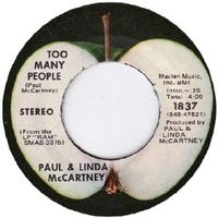 Paul McCartney & Linda McCartney - Too Many People