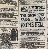 Ana&iuml;s Mitchell - The Song They Sang... When Rome Fell