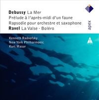 Kenneth Radnofsky / New York Philharmonic / Kurt Masar - Debussy: La Mer; Pr&eacute;lude &agrave; l'apr&egrave;s-midi d'un faune; Ravel: La Valse; Bolero