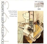 SWR Sinfonieorchester / SWR Experimentalstudio / Trio Recherche / Lothar Zagrosek / Bernhard Wambach / Armand Angster / David James - Donaueschinger Musiktage 1993
