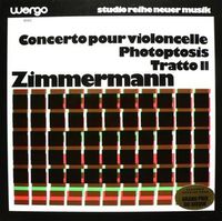 Sinfonieorchester Des S&uuml;dwestfunks, Baden-Baden / Radio-Symphonie-Orchester, Berlin / Ernest Bour / Hans Zender / Siegfried Palm - Concerto pour violoncelle; Photoptosis; Tratto II