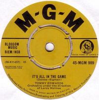 Tommy Edwards - It's All in the Game
