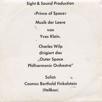 Yves Klein & Charles Wilp - Prince of Space | Musik der Leere
